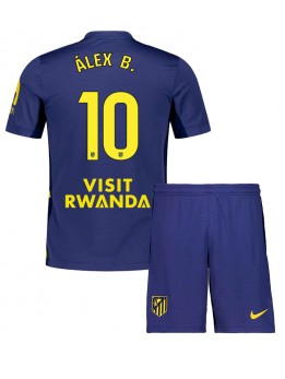 Otroški Nogometna dresi replika Atletico Madrid Alex Baena #10 Gostujoči 2025-26 Kratek rokav (+ hlače)